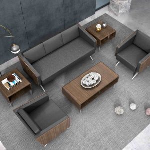 wd2033シリーズオフィス接待ソファ｜イタリア輸入「サンシャイン」天然牛皮1.0mm、デュポン高密度スポンジ