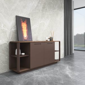 極致シリーズ ブックケース ファイルキャビネット 輸入天然小山紋クルミ木皮 上思華林e0級高密度板 华润pu塗料