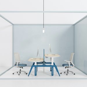 カシマン昇降シリーズ スタッフデスク 無公害噴粉加工 双電動モーター プロフェッショナルオフィス