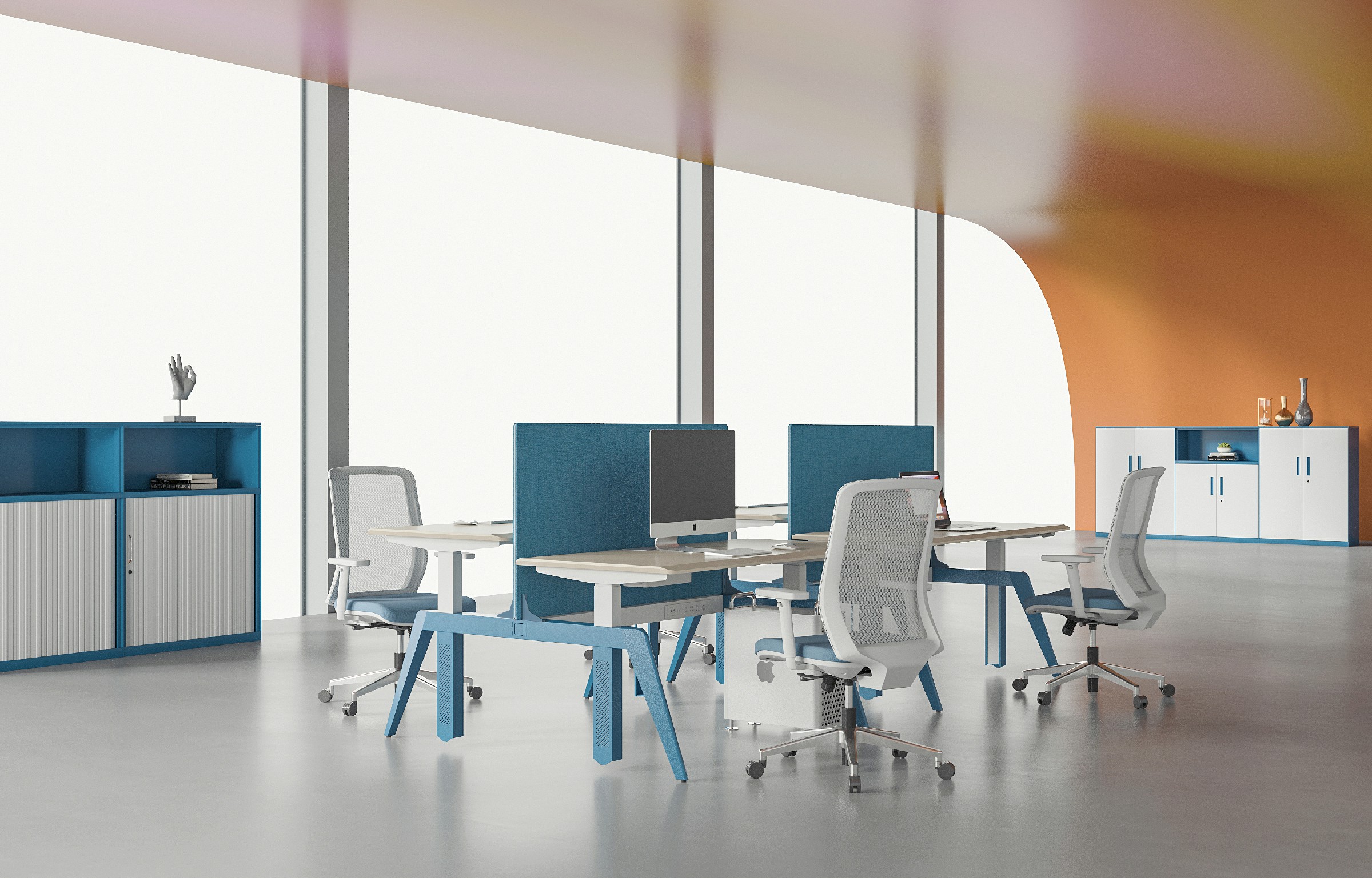 カスター昇降シリーズ スタッフデスク 無公害噴粉加工 双電動モーター プロフェッショナルオフィス カスター昇降シリーズ スタッフデスク 無公害噴粉加工 双電動モーター プロフェッショナルオフィス