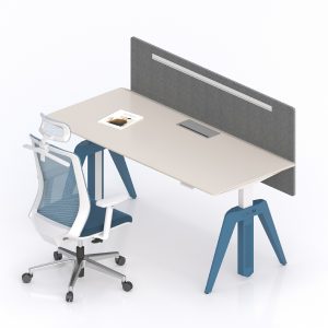 カスター昇降シリーズ スタッフデスク 無公害噴粉加工 双電動モーター プロフェッショナルオフィス