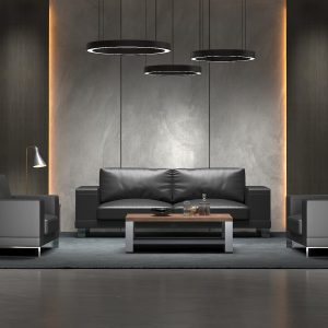 wd2055シリーズオフィス接待ソファ｜イタリア輸入「サンシャイン」天然牛皮1.0mm、デュポン高密度スポンジ