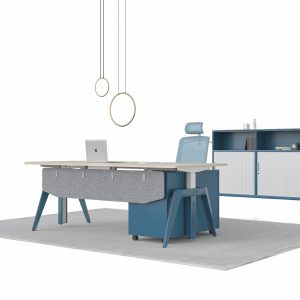 カスマン昇降式執務机 ダブルモーター電動昇降 環境にやさしい粉体塗装 集線ボックス付き 宝鋼製スチールフレーム 冠輝五金 オフィス家具