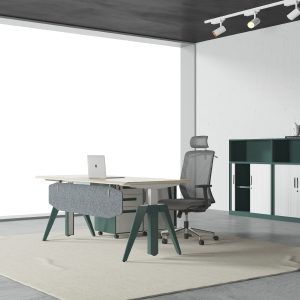 カスマン昇降式執務机 ダブルモーター電動昇降 環境にやさしい粉体塗装 集線ボックス付き 宝鋼製スチールフレーム 冠輝五金 オフィス家具