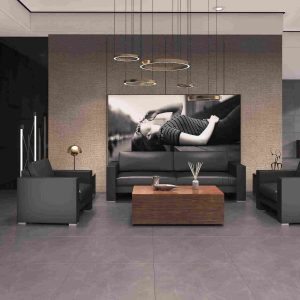 wd2088シリーズオフィスレセプションソファ イタリア輸入「陽光」ブランド牛皮 デュポン高密度高反発スポンジ 人体工学設計