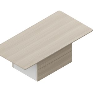 ユーゲルシリーズ オフィスコーヒーテーブル 豊林e0級高密度パーティクルボード ドイツ夏特化粧紙 冠輝金具