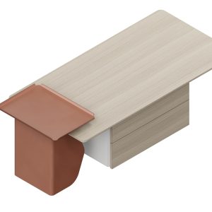 ユーゲルシリーズ オフィスコーヒーテーブル 豊林e0級高密度パーティクルボード ドイツ夏特化粧紙 冠輝金具