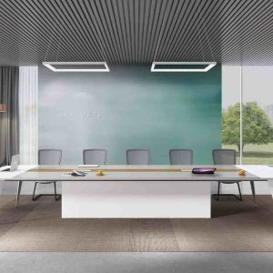 ローランドシリーズ会議用テーブルは、高品質素材と精密な製造技術を融合し、各種ビジネス会議シーンに最適なプロフェッショナルワークスペースを提供します