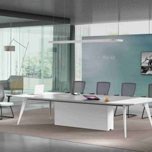 ローランドシリーズ会議用テーブルは、高品質素材と精密な製造技術を融合し、各種ビジネス会議シーンに最適なプロフェッショナルワークスペースを提供します