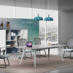 ローランドシリーズ会議用テーブルは、高品質素材と精密な製造技術を融合し、各種ビジネス会議シーンに最適なプロフェッショナルワークスペースを提供します