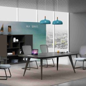 ローランドシリーズ会議用テーブルは、高品質素材と精密な製造技術を融合し、各種ビジネス会議シーンに最適なプロフェッショナルワークスペースを提供します