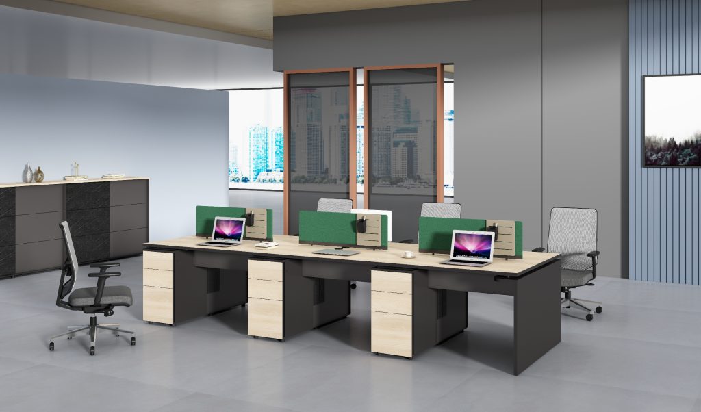 - オフィス社員用デスク オークシリーズD款 86コンセント対応 配線通路 多機能収納 オフィス社員用デスク オークシリーズd款 86コンセント対応 配線通路 多機能収納