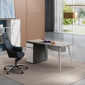 オフィス社員用デスク ローランドシリーズa款 86コンセント対応 ロック付き引出し 多機能収納