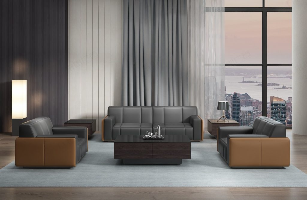 wd2097シリーズハイエンド社長ソファ｜イタリア輸入「サンシャイン」天然牛皮1.0mm、デュポン高密度スポンジ