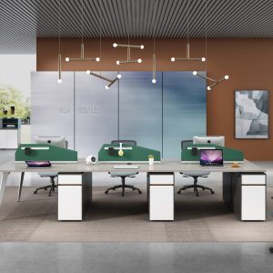 オフィス社員用デスク ローランドシリーズa款 86コンセント対応 ロック付き引出し 多機能収納