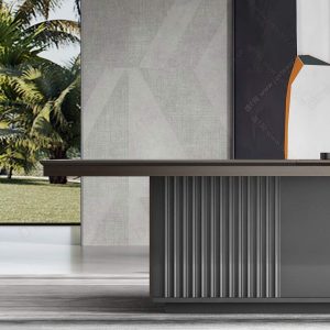 领御シリーズ会議机 豊林e0級高密度パーティクルボード 德国夏特饰面纸 冠辉五金