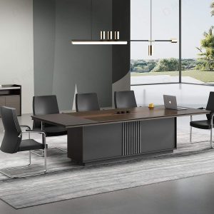 领御シリーズ会議机 豊林e0級高密度パーティクルボード 德国夏特饰面纸 冠辉五金