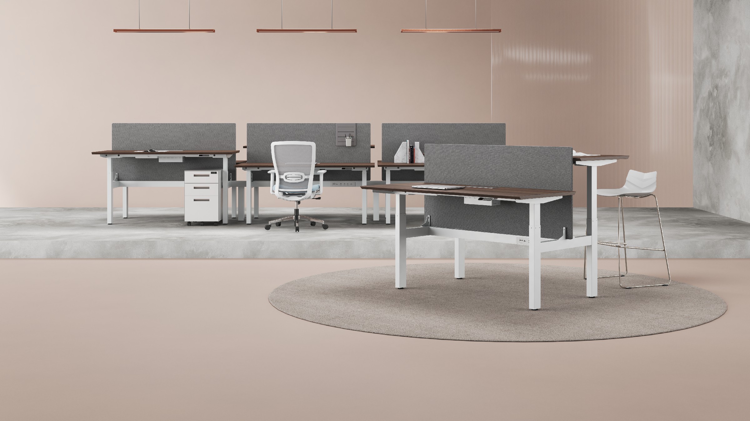 カスター昇降シリーズ スタッフデスク 無公害噴粉加工 双電動モーター プロフェッショナルオフィス カスター昇降シリーズ スタッフデスク 無公害噴粉加工 双電動モーター プロフェッショナルオフィス