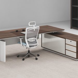 カスタール昇降式執務机 ダブルモーター電動昇降 豊林e0級パーティクルボード ドイツシャッター化粧紙 宝鋼スチールフレーム 冠輝五金