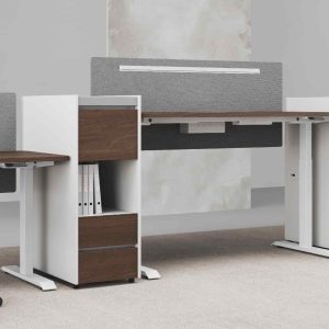 カスター昇降シリーズ スタッフデスク 無公害噴粉加工 双電動モーター プロフェッショナルオフィス