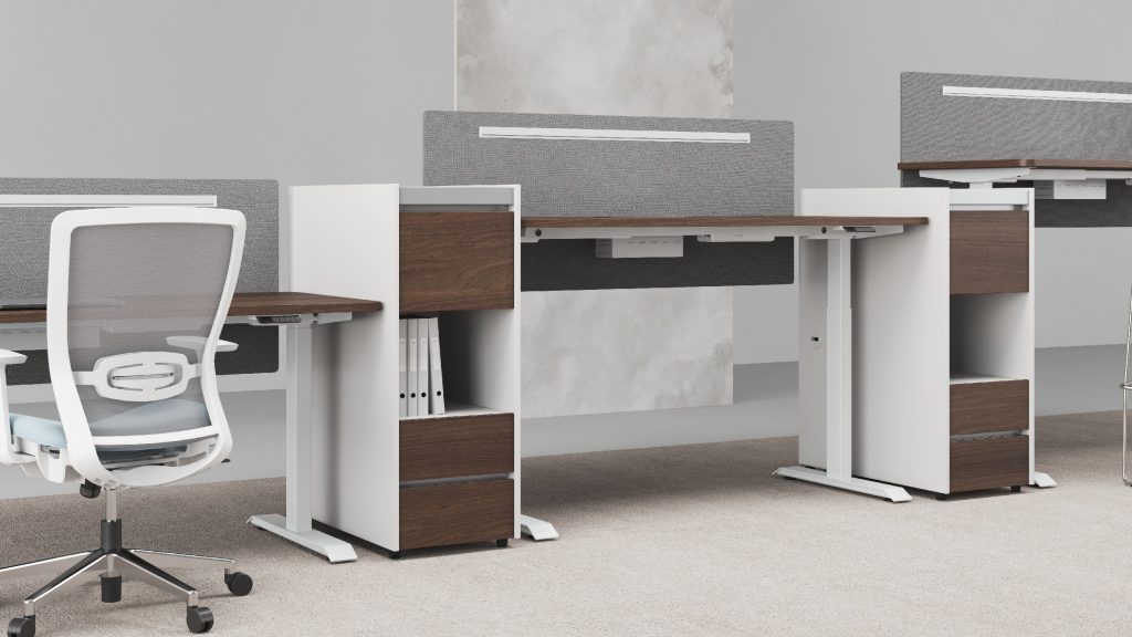 - カスター昇降シリーズ スタッフデスク 無公害噴粉加工 双電動モーター プロフェッショナルオフィス カスター昇降シリーズ スタッフデスク 無公害噴粉加工 双電動モーター プロフェッショナルオフィス