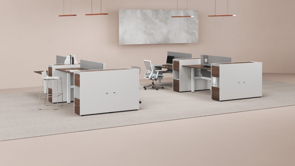  カスター昇降シリーズ スタッフデスク 無公害噴粉加工 双電動モーター プロフェッショナルオフィス