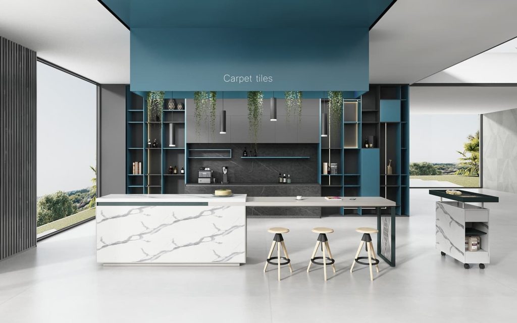 領御シリーズ バーティーテーブル 豊林e0級高密度パーティクルボード 60mm複合加厚板 鋼製台脚 冠輝金具