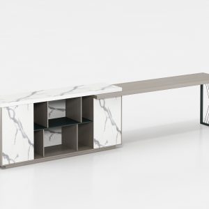 領御シリーズ バーティーテーブル 豊林e0級高密度パーティクルボード 60mm複合加厚板 鋼製台脚 冠輝金具