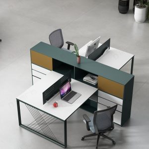 オフィス社員用デスク 領御シリーズf款 86コンセント対応 多機能収納 プロフェッショナル