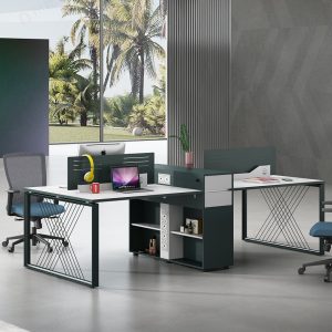 領御シリーズc款 社員用デスク 豊林e0級環境保護刨花板 ドイツ夏特化粧紙 オフィス家具86コンセント対応 多機能収納 プロフェッショナル