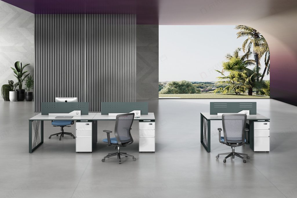  オフィス社員用デスク 領御シリーズb款 86コンセント取り付け可能 多機能収納 耐久性