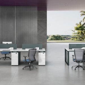  オフィス社員用デスク 領御シリーズb款 86コンセント取り付け可能 多機能収納 耐久性