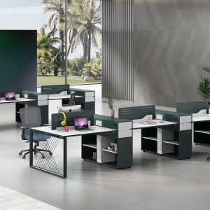 領御シリーズc款 社員用デスク 豊林e0級環境保護刨花板 ドイツ夏特化粧紙 オフィス家具86コンセント対応 多機能収納 プロフェッショナル