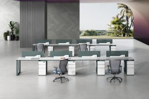  オフィス社員用デスク 領御シリーズb款 86コンセント取り付け可能 多機能収納 耐久性