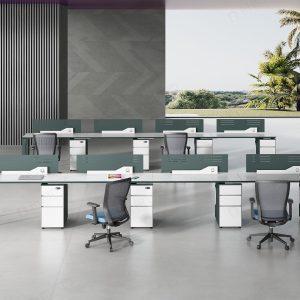 オフィス社員用デスク 領御シリーズb款 86コンセント取り付け可能 多機能収納 耐久性