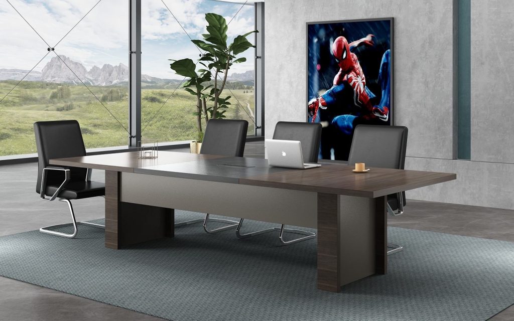  オークシリーズ 会議用テーブル 豊林e0級環境保護刨花板 ドイツ夏特化粧紙 オフィス家具