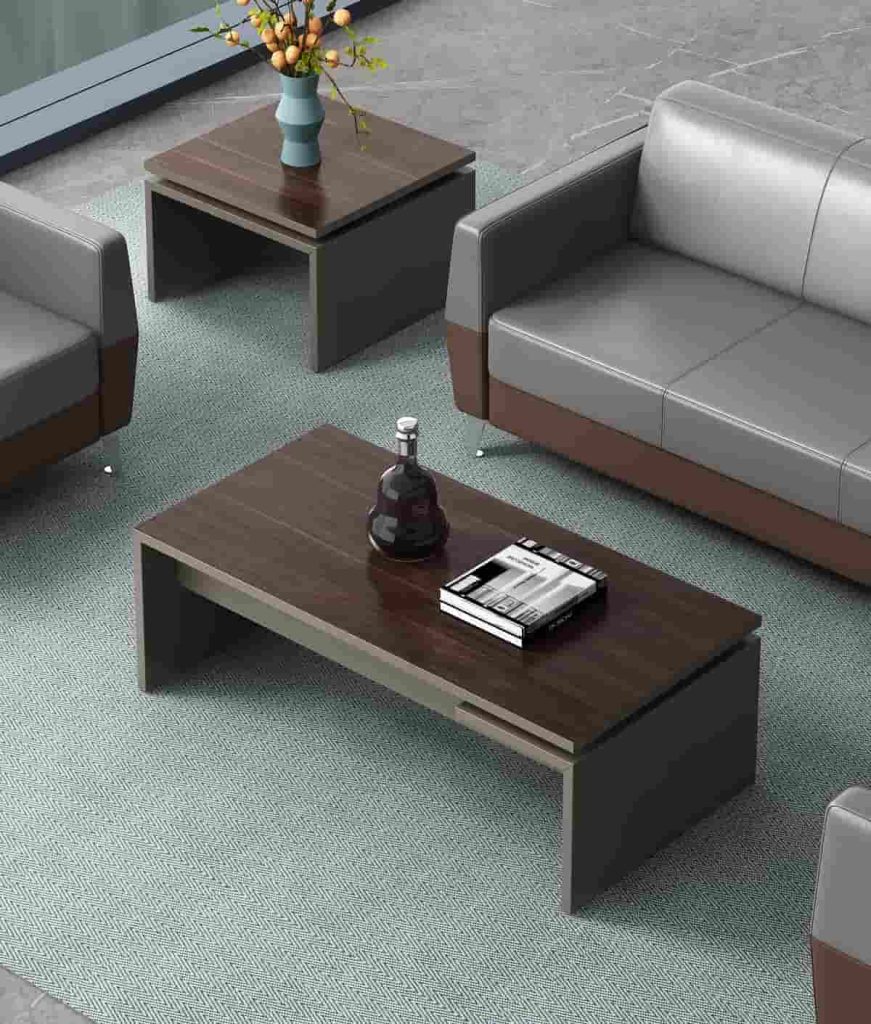 オークシリーズ オフィスコーヒーテーブル 豊林E0級高密度パーティクルボード ドイツ夏特化粧紙 ラミノ接続 45度拼接 オークシリーズ オフィスコーヒーテーブル 豊林e0級高密度パーティクルボード ドイツ夏特化粧紙 ラミノ接続 45度拼接