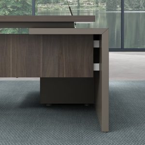 オークシリーズ 高級エグゼクティブ行政デスク 豊林e0グレード高密度パーティクルボード ラミノ接続