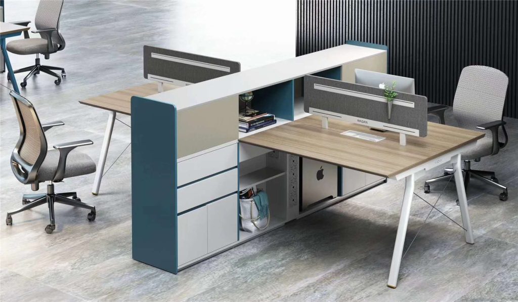 ピーターシリーズdタイプ スタッフデスク 豊林e0グレード ノーハンドル 並べてずらし組立て