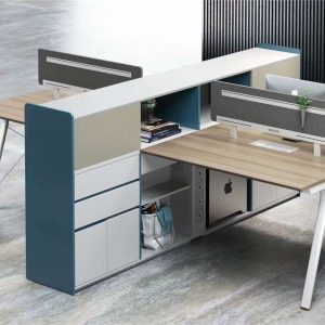 ピーターシリーズdタイプ スタッフデスク 豊林e0グレード ノーハンドル 並べてずらし組立て