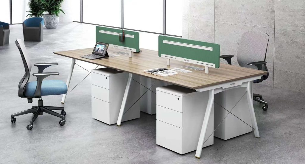 ピーターcタイプ スタッフデスク ドイツ夏特化粧紙 冠輝五金豊林e0グレード ノーハンドルデザイン 宝鋼鋼架脚