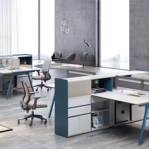 ピーターシリーズdタイプ スタッフデスク 豊林e0グレード ノーハンドル 並べてずらし組立て