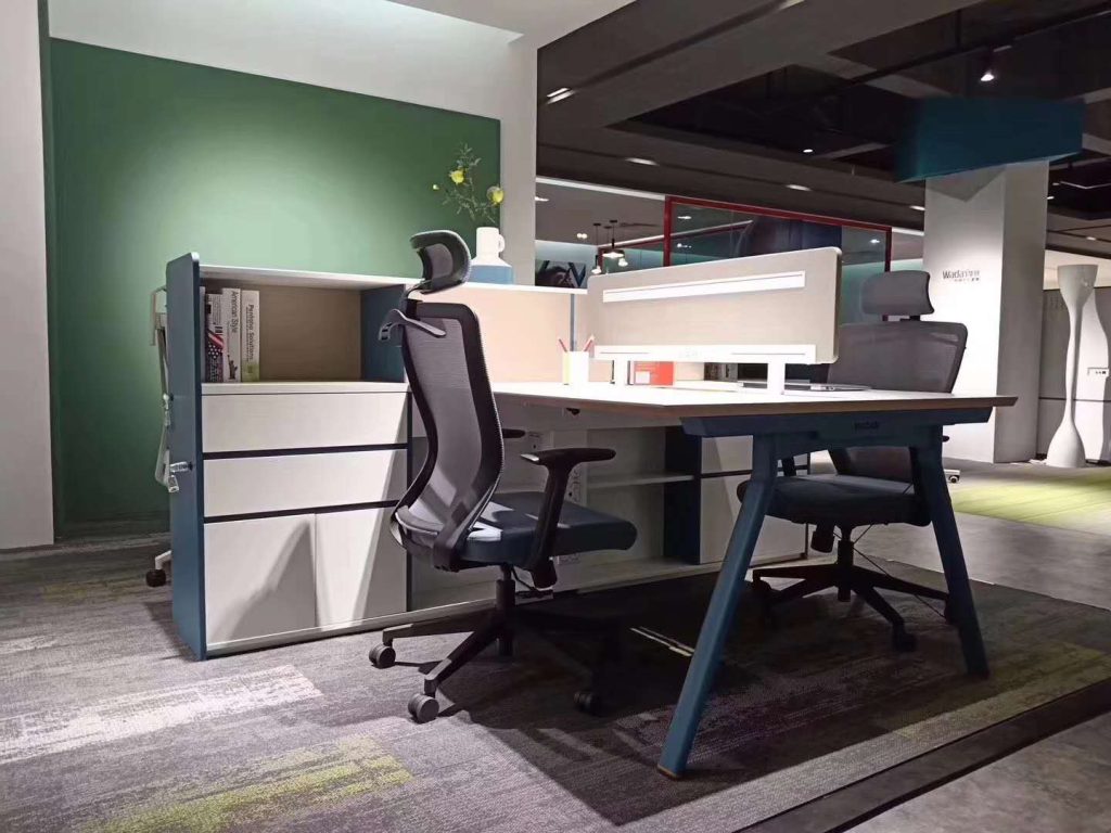 ピーターシリーズdタイプ スタッフデスク 豊林e0グレード ノーハンドル 並べてずらし組立て