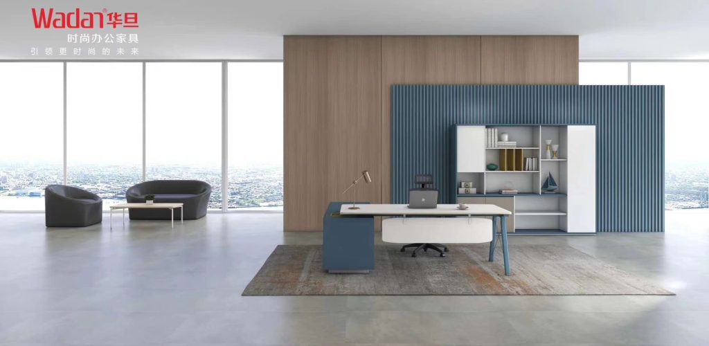 ピーターシリーズ執務机 br文房具線盒付き 86タイプコンセント孔予約 パソコン本体収納+配線整理機能