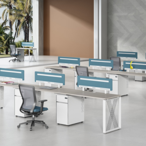 オフィス社員用デスク 領御シリーズ 86コンセント取り付け可能 多機能収納 耐久性