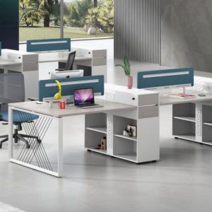 領御シリーズc款 社員用デスク 豊林e0級環境保護刨花板 ドイツ夏特化粧紙 オフィス家具86コンセント対応 多機能収納 プロフェッショナル