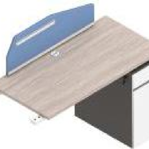 オフィス社員用デスク ローランドシリーズa款 86コンセント対応 ロック付き引出し 多機能収納