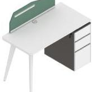 ローランドシリーズc款 社員用デスク 豊林e0級環境保護刨花板 ドイツ夏特化粧紙 オフィス家具