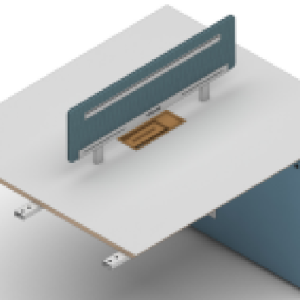 ピーターシリーズaタイプ スタッフデスク 豊林e0グレード ノーハンドルデザイン 宝鋼鋼架脚
