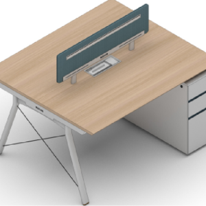 ピーターシリーズbタイプ スタッフデスク 豊林e0グレード ノーハンドルデザイン 宝鋼鋼架脚現代的オフィス家具です